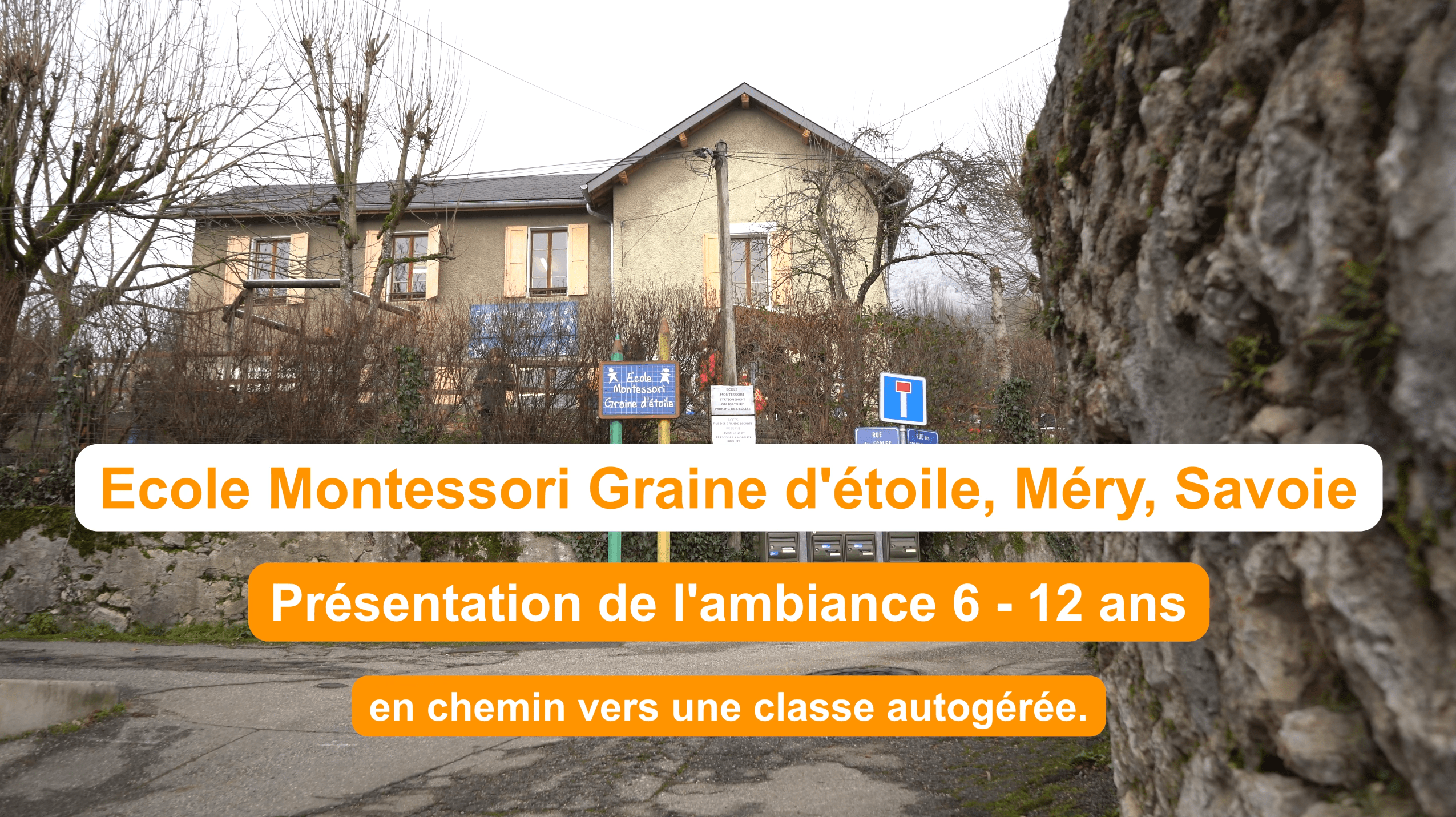 Ecole Montessori Savoie Graine d'étoile entre Chambéry et Aix les Bains